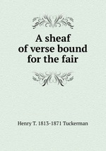 A sheaf of verse bound for the fair