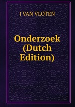 Onderzoek (Dutch Edition)