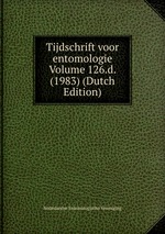 Tijdschrift voor entomologie Volume 126.d. (1983) (Dutch Edition)