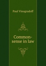 Common-sense in law