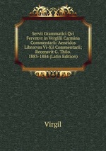 Servii Grammatici Qvi Fervntvr in Vergilii Carmina Commentarii: Aeneidos Librorvm Vi-Xii Commentarii; Recensvit G. Thilo. 1883-1884 (Latin Edition)