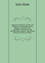 England`s Greatness: Its Rise and Progress in Government, Laws, Religion, and Social Life; Agriculture, Commerce, and Manufactures; Science, . the Earliest Period to the Peace of Paris