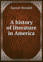 A history of literature in America