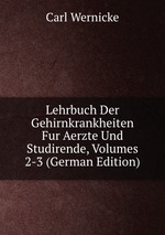 Lehrbuch Der Gehirnkrankheiten Fur Aerzte Und Studirende, Volumes 2-3 (German Edition)