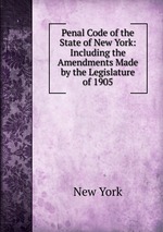 Penal Code of the State of New York: Including the Amendments Made by the Legislature of 1905