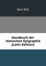 Handbuch der rmischen Epigraphik (Latin Edition)