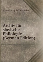 Archiv fr slavische Philologie (German Edition)