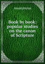 Book by book: popular studies on the canon of Scripture