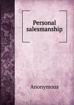 Personal salesmanship