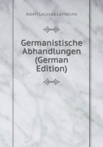 Germanistische Abhandlungen (German Edition)