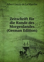 Zeitschrift fr die Kunde des Morgenlandes (German Edition)