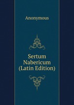 Sertum Nabericum (Latin Edition)