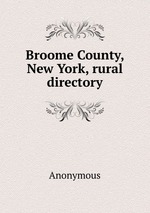 Broome County, New York, rural directory