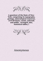 A gazetteer of the State of New-York; comprising its topography, geology, mineralogical resources, civil divisions, canals, railroads and public . arranged, also, statistical tables, i