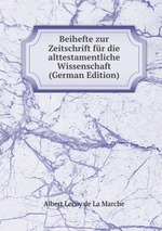 Beihefte zur Zeitschrift fr die alttestamentliche Wissenschaft (German Edition)