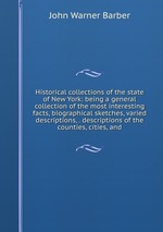 Historical collections of the state of New York: being a general collection of the most interesting facts, biographical sketches, varied descriptions, . descriptions of the counties, cities, and