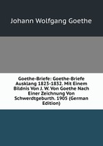 Goethe-Briefe: Goethe-Briefe Ausklang 1823-1832. Mit Einem Bildnis Von J. W. Von Goethe Nach Einer Zeichnung Von Schwerdtgeburth. 1905 (German Edition)