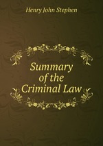 Summary of the Criminal Law