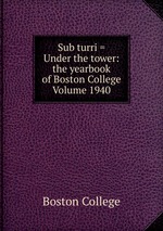 Sub turri = Under the tower: the yearbook of Boston College Volume 1940