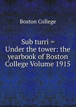 Sub turri = Under the tower: the yearbook of Boston College Volume 1915