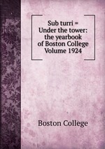 Sub turri = Under the tower: the yearbook of Boston College Volume 1924