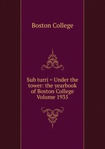 Sub turri = Under the tower: the yearbook of Boston College Volume 1935