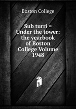 Sub turri = Under the tower: the yearbook of Boston College Volume 1948