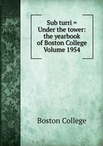 Sub turri = Under the tower: the yearbook of Boston College Volume 1954