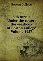 Sub turri = Under the tower: the yearbook of Boston College Volume 1957
