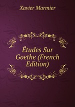 tudes Sur Goethe (French Edition)
