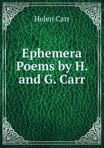 Ephemera Poems by H. and G. Carr