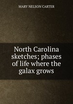 North Carolina sketches; phases of life where the galax grows