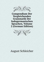 Compendium Der Vergleichenden Grammatik Der Indogermanischen Sprachen, Volume 2 (German Edition)