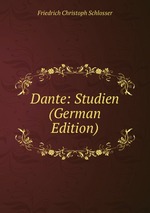 Dante: Studien (German Edition)