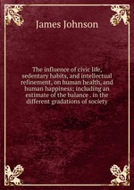 The influence of civic life, sedentary habits, and intellectual refinement, on human health, and human happiness; including an estimate of the balance . in the different gradations of society
