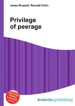 Privilege of peerage