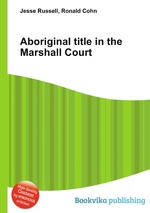 Aboriginal title in the Marshall Court