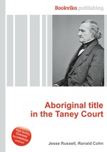 Aboriginal title in the Taney Court