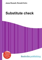 Substitute check