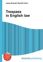 Trespass in English law