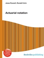 Actuarial notation