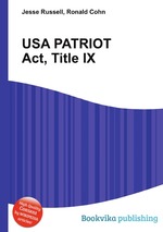 USA PATRIOT Act, Title IX