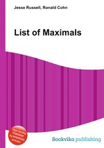 List of Maximals