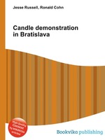 Candle demonstration in Bratislava