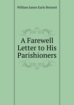 A Farewell Letter to His Parishioners