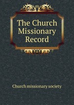 The Church Missionary Record