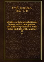 Works, containing additional letters, tracts, and poems, not hitherto published. With notes and life of the author. 17