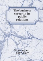 The business career in its public relations