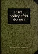 Fiscal policy after the war