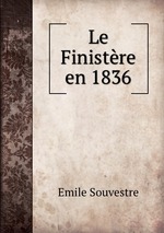 Le Finistre en 1836
